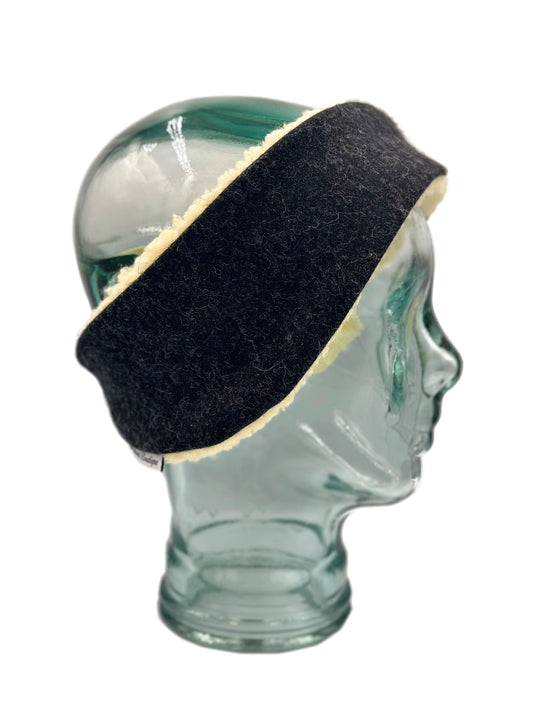Tweed Headband - Black