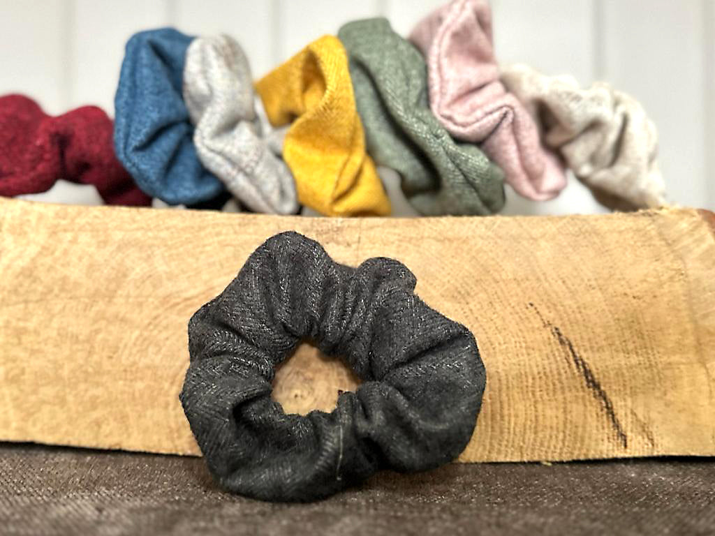 Tweed Scrunchies
