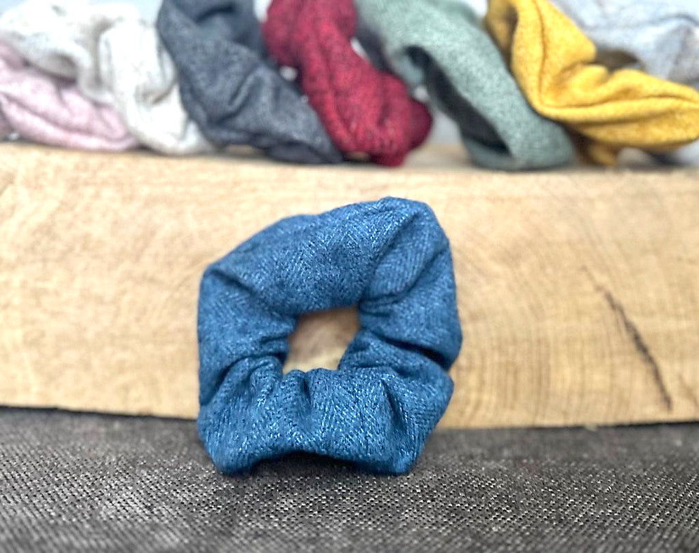Tweed Scrunchies