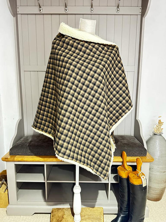 Limited Edition Cashmere and Wool Tweed Cape