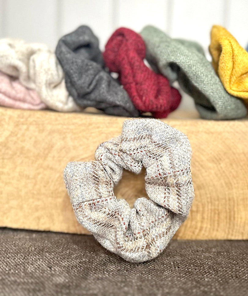 Tweed Scrunchies