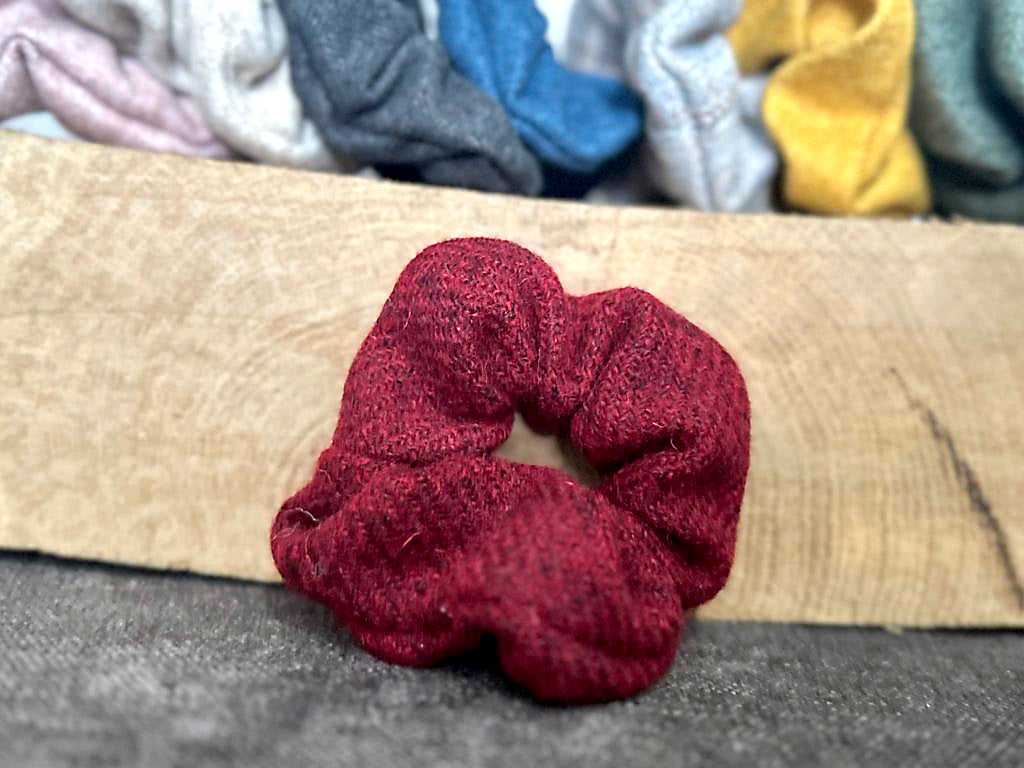 Tweed Scrunchies