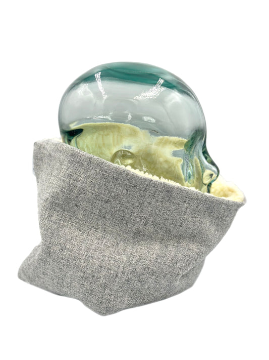 Tweed Snood - Smokey Grey